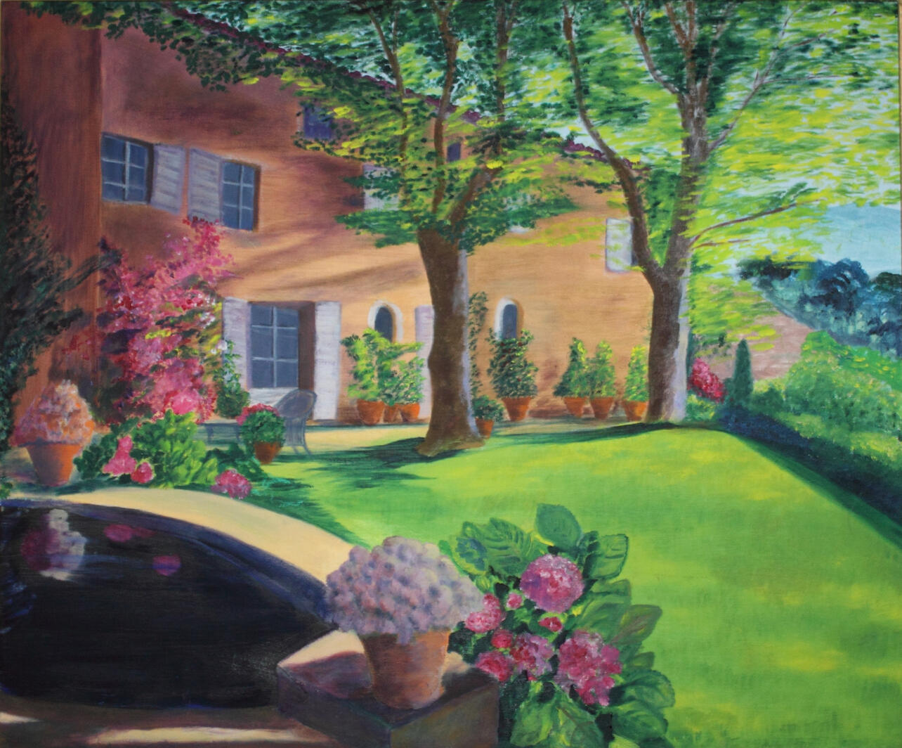 Casa in Campagnia in Provenza 50x60cm