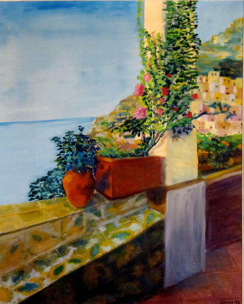 Panorama di Positano 51x63cm
